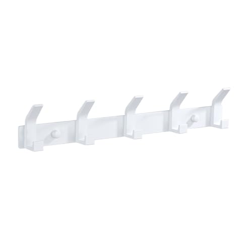 ZXFIYTBH Kleiderhaken Moderne Hängehaken Aluminium Aufbewahrungshalter Badezimmertür Kleiderbügel Garderobe Wandmontage Aufbewahrungshaken für Zuhause(Weiß,Mittel) von ZXFIYTBH