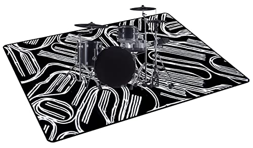 ZXHH Schlagzeug Teppich Schallschutz Schallschutzmatte Rutschfeste Quadratische Schallschutzdecke Für Bass Drum Snare, Mit Klettverschluss ZXHH Schlagzeug Teppich Schallschutz Schallschutzmatte Rutschfeste Quadratische Schallschutzdecke Für Bass Drum Snare, Mit Klettverschluss von ZXHH