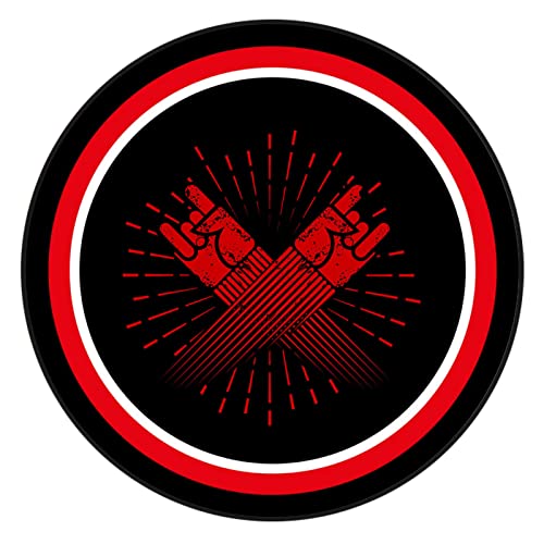 ZXHH Drum Teppich Schlagzeug Teppich Schlagzeugteppich Schallschutz Teppich Schallschutzmatte Drum Rug Drum Matte Drumteppich ( Diameter: 90CM ) von ZXHH