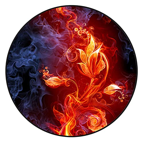 ZXHH Drum Teppich Schlagzeug Teppich Schlagzeugteppich Schallschutz Teppich Schallschutzmatte Drum Rug Drum Matte Drumteppich Runde rutschfeste Trommel Teppiche, Durchmesser 140CM von ZXHH