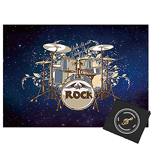 ZXHH Rutschfeste Trommelmatte Quadratische Schallschutzdecke Schlagzeugteppich Drum Rug Trommel Teppich Trommelteppich Für Bass Drum Snare elektronische Trommel Stoßdämpfer (160 * 120CM) ZXHH Rutschfeste Trommelmatte Quadratische Schallschutzdecke Schlagzeugteppich Drum Rug Trommel Teppich Trommelteppich Für Bass Drum Snare elektronische Trommel Stoßdämpfer (160 * 120CM) von ZXHH