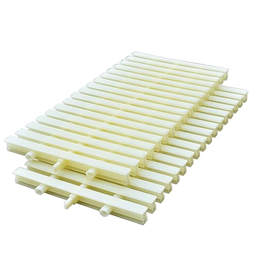 ZXHKZDX ABS-Swimmingpool-Grill, Schnell Ablaufend, Haarsieb Für Dusche, Flexibler Kanalablauf, Schwimmbadrost Für Einfahrten, Terrassen, Pooldecks Und Gewerbeflächen(9.8x39.3in,2pcs) von ZXHKZDX