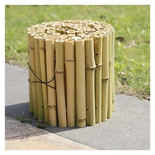 ZXHKZDX Gartenzaun, 15 cm x 100 cm, dekorativer Gartenzaun, Bambus-Patio-Lattenzaun, Innen- und Außenbereich, Rasen, Terrasse, Schutzumrandung, Dekoration (Color : NaturalB, Size : 15cmx100cm) von ZXHKZDX