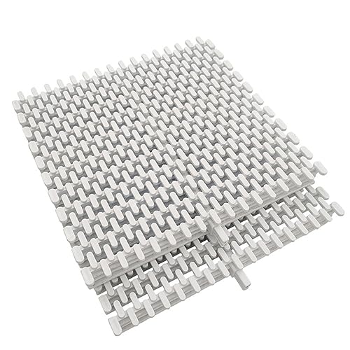 ZXHKZDX Plastic Swimming Pool Drainage Overflow Grate, Drain Cover for Industrial Kitchen Bar Bathroom Yard Garden, Splicing Swimming Pool Grille (Color : 9.8x39.3in, Size : 20pcs) von ZXHKZDX