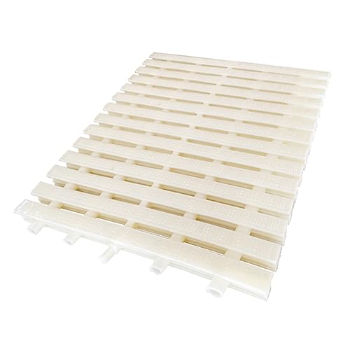 ZXHKZDX Schwimmbad-Überlauf-Ablaufrost, PP-UV-beständiger Kunststoff-Ablaufrost, Um 360 Grad Drehbar, Garagen-Abwasserabdeckung(Bone colorB,7.0x39.3in) von ZXHKZDX