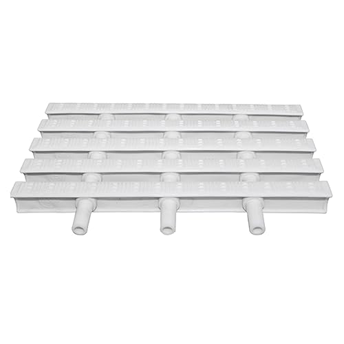 ZXHKZDX UV-beständiger Kunststoff-Ablaufrost, Schwimmbad-Überlauf-Ablaufrost, Duschkanalauslass, Bodenablaufrost, Schwimmrinne Im Freien(13.7x39.3in,9pcs) von ZXHKZDX