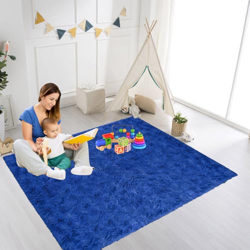 ZXIAOHUI Wohnzimmerteppich 70 x 110 cm Flauschige Oberfläche, Pflegeleicht Und Robust, Waschbarer Teppich Wohnzimmer Hochflorteppich Fürs Wohnzimmer, Kinderzimmer, Schlafzimmer, Blau ZXIAOHUI Wohnzimmerteppich 70 x 110 cm Flauschige Oberfläche, Pflegeleicht Und Robust, Waschbarer Teppich Wohnzimmer Hochflorteppich Fürs Wohnzimmer, Kinderzimmer, Schlafzimmer, Blau von ZXIAOHUI