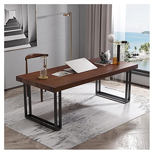 ZXIAyuxd Computertisch Massivholz Computertisch Retro Simple Boss Tisch Kombination Freizeittisch für Home Office Notebook, Desktop Dicke 5 cm ZXIAyuxd Computertisch Massivholz Computertisch Retro Simple Boss Tisch Kombination Freizeittisch für Home Office Notebook, Desktop Dicke 5 cm von ZXIAyuxd