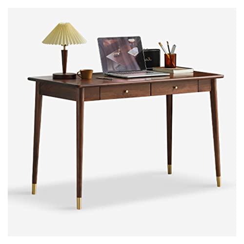 ZXIAyuxd Moderner und einfacher Büroschreibtisch aus Massivholz, Computertisch aus Walnuss, Wohnzimmer, Schlafzimmer, Arbeitszimmer, Schreibtisch mit Schublade, einfach zu montieren ZXIAyuxd Moderner und einfacher Büroschreibtisch aus Massivholz, Computertisch aus Walnuss, Wohnzimmer, Schlafzimmer, Arbeitszimmer, Schreibtisch mit Schublade, einfach zu montieren von ZXIAyuxd