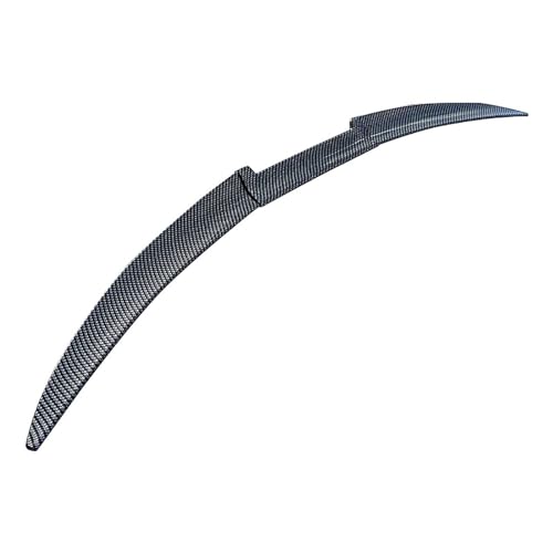 ZXLZHGS Auto Heckspoiler Kompatibel für BMW 3 Series 318i E90 Facelift 2008-2011, Limousine Heckflügel Kofferraumlippe Spoiler ABS Body Kit Auto Styling Außen,Carbon Fiber Look von ZXLZHGS