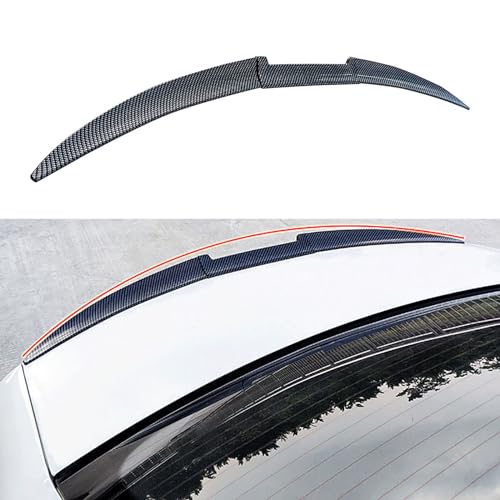 ZXLZHGS Auto Heckspoiler Kompatibel für Chrysler Sebring 2008, Limousine Heckflügel Kofferraumlippe Spoiler ABS Body Kit Auto Styling Außen,Carbon Fiber Look von ZXLZHGS