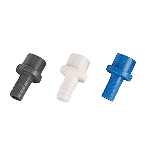 ZXMJYHK 20 bis 12 mm PVC-Anschluss Garten Bewässerungsschlauch Adapter Wasserrohr weicher Schlauch Joint Aquariumbehälter Brunnen Adapter(Bianco) von ZXMJYHK