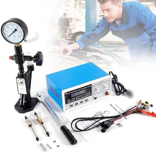 ZXNANA Diesel Common Rail Injektor Tester Diesel Piezo Injektor Tester elektromagnetischer Injektor Fahrer Tester, Multifunktions Diesel Common Injector Tester, Düse S60H 220V von ZXNANA