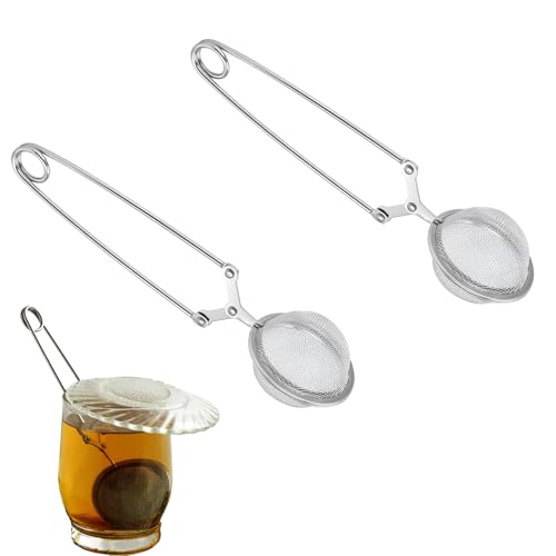 2 Pcs Teeei,Teezange Für Losen Tee,Teeei Für Losen Tee,Tee Ei,Teesieb Für Losen Tee,Tee Sieb,Teezangen Aus Rostfreiem Edelstahl,Tea Infuser,Teeei In Kugelform Aus Rostfreiem Edelstahl,Fur Teeliebhaber 2 Pcs Teeei,Teezange Für Losen Tee,Teeei Für Losen Tee,Tee Ei,Teesieb Für Losen Tee,Tee Sieb,Teezangen Aus Rostfreiem Edelstahl,Tea Infuser,Teeei In Kugelform Aus Rostfreiem Edelstahl,Fur Teeliebhaber von ZXNJA