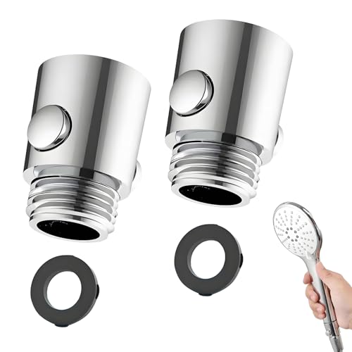 2 Stück Absperrventil,Wasserstop Dusche,Absperrdusche,Durchflussbegrenzer Dusche, Dusche Wasserstopper,Duschkopf Durchflussregelventil Für Dusche Head Handbrause von ZXNJA