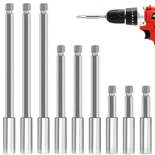 3tlg Magnet Bit Verlängerung,Bithalter Lang,Bit Verlängerung Magnetisch, 1/4" Sechskantschaft Verlängerung Magnetische, Bohrerhalter Magnetbohrer Für Elektrische Bohrmaschine Schraubendreher 3tlg Magnet Bit Verlängerung,Bithalter Lang,Bit Verlängerung Magnetisch, 1/4" Sechskantschaft Verlängerung Magnetische, Bohrerhalter Magnetbohrer Für Elektrische Bohrmaschine Schraubendreher von ZXNJA