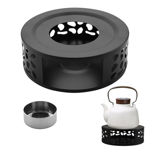 Stövchen Für Teekanne,Kaffeewärmer Aus Edelstahl Mit Teelichthalter,Stövchen Teewärmer,Teewärmer,Teestövchen,Teewärmer Mit Teelicht,Tee Stövchen,Stöfchen,Tee Warmhalter,zum Erhitzen von Tee Kaffee von ZXNJA