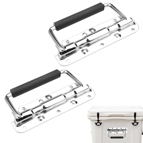 ZXNJA 2 Stück Klappgriff,Kistengriff Klappgriffe Für Kisten Tragegriff Klappgriffe Für Kisten Kistengriff Klappgriff Edelstahl Hardware Boxen Mit Isolierter Gummigriffabdeckung Für Toolbox Tür ZXNJA 2 Stück Klappgriff,Kistengriff Klappgriffe Für Kisten Tragegriff Klappgriffe Für Kisten Kistengriff Klappgriff Edelstahl Hardware Boxen Mit Isolierter Gummigriffabdeckung Für Toolbox Tür von ZXNJA