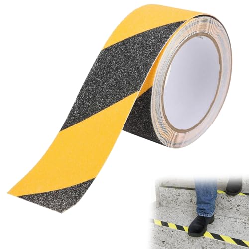 ZXNJA Antirutsch Klebeband 10m*5cm,Bodenmarkierungsband,Anti Rutsch Klebeband,Absperrband,Antirutschband,Bodenmarkierung,Warnband,Markierungsband,für Indoor und Outdoor,schwarz-gelb ZXNJA Antirutsch Klebeband 10m*5cm,Bodenmarkierungsband,Anti Rutsch Klebeband,Absperrband,Antirutschband,Bodenmarkierung,Warnband,Markierungsband,für Indoor und Outdoor,schwarz-gelb von ZXNJA