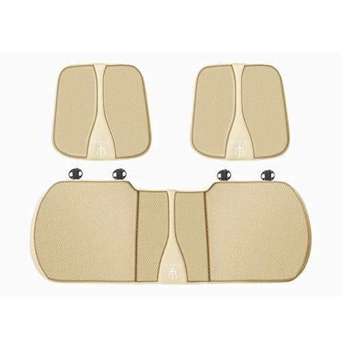 ZXNMCB Sitzpolster für Maserati Quattroporte 2008 2009 2010 2011 2012, Ergonomischer Mehrzweck-Kissen Sitz, Druckentlastung für Rücken, Hüften, Ischias Autositzpolster,B Beige-3 von ZXNMCB