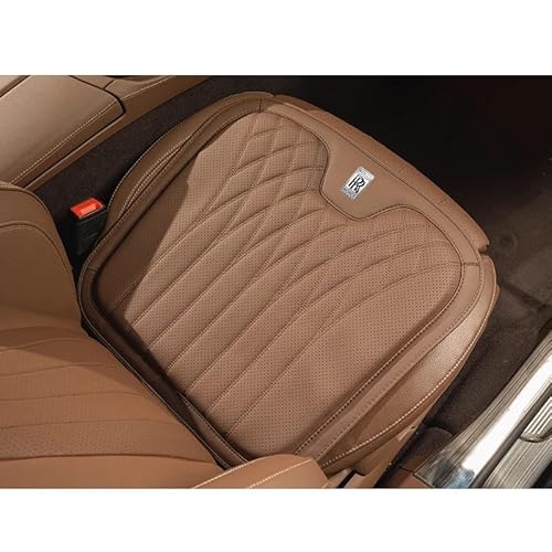ZXNMCB Sitzpolster für Rolls-Royce Cullinan(Please specify The Year), Ergonomischer Mehrzweck-Kissen Sitz, Druckentlastung für Rücken, Hüften, Ischias Autositzpolster,A Brown von ZXNMCB