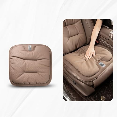 ZXNMCB Sitzpolster für Rolls-Royce Cullinan(Please specify The Year), Ergonomischer Mehrzweck-Kissen Sitz, Druckentlastung für Rücken, Hüften, Ischias Autositzpolster,B Brown-Front Row von ZXNMCB