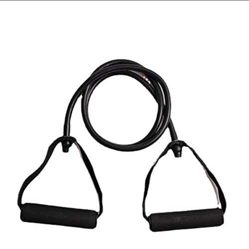 ZXSXDSAX Trainingsgeräte Level 5 Resistance Band with Handle Yoga Pull Rope Elastic Fitness Exercise Tubular Band for Family Strength Training(Black) von ZXSXDSAX