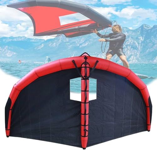 ZXSYYDS Aufblasbares Hydrofoil-Board, Handheld-Surfsegel, Aufblasbarer Surf-Wing, Kitesurf-Wing, Windsurfen, Aufblasbarer Surf-Wing mit Fenster, für Wassersport, Kiteboard, Surfen,5㎡ ZXSYYDS Aufblasbares Hydrofoil-Board, Handheld-Surfsegel, Aufblasbarer Surf-Wing, Kitesurf-Wing, Windsurfen, Aufblasbarer Surf-Wing mit Fenster, für Wassersport, Kiteboard, Surfen,5㎡ von ZXSYYDS