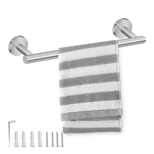 ZXShow Handtuchhalter Silber zum Bohren 40cm Handtuchstange Edelstahl Handtuch Halterung Wandmontage Handtuch Halterung Handtuchhalter Gästehandtücher für Bad Badezimmer Küche ZXShow Handtuchhalter Silber zum Bohren 40cm Handtuchstange Edelstahl Handtuch Halterung Wandmontage Handtuch Halterung Handtuchhalter Gästehandtücher für Bad Badezimmer Küche von ZXShow