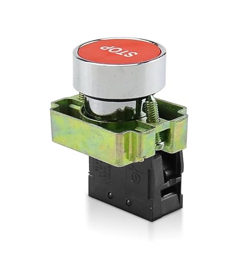 100 STÜCKE XB2-BA3351 XB2-BA3341 NO/NC Momentary Flachdrucktaster mit Markierungsschalter 22mm 100 STÜCKE(XB2-BA3341 NO) von ZXTIIEUF