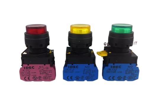 5 stücke Druckschalter YW1L-M2E10QM3G YW1L-M2E10Q4R YW1L-M2E10Q4G YW1L-M2E10Q4Y(YW1L-M2E10Q4G) von ZXTIIEUF
