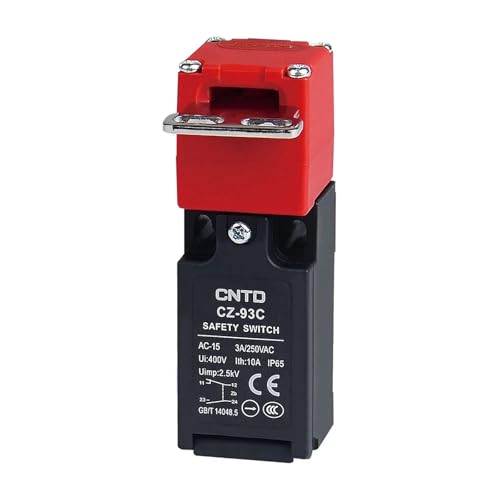Sicherheits-Tür-Endschalter, Mikroschalter CZ-93B 2NC 3A mit Schlüssel, CZ-93C NO-NC Sicherheits-Tür-Endschalter(CZ93C with Key 2) von ZXTIIEUF