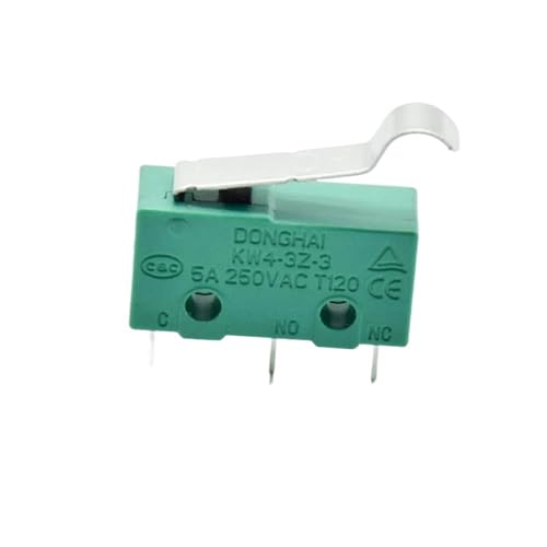 ZXTIIEUF 5 STÜCKE Endschalter for 3D-Drucker 3 Pin N/ON/C Micro Endschalter 3D-Drucker Zubehör Grün Endstop(5pcs) von ZXTIIEUF