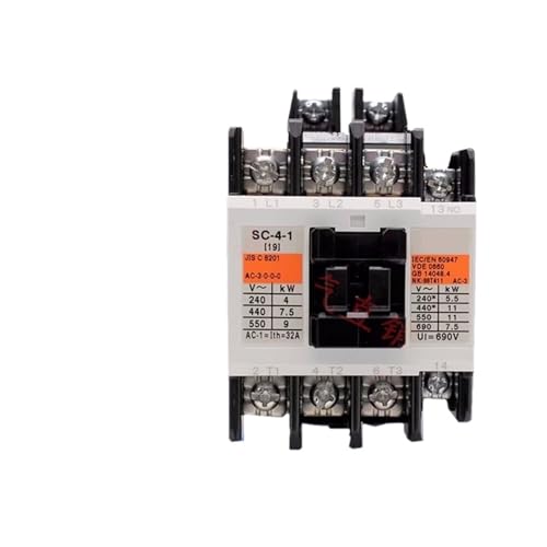 ZXTIIEUF AC-Schütz SC-0 SC-03 SC-05 SC-4-0 SC-4-1 SC-5-1 AC110V AC220V AC380V(Ac220v,SC-4-1) von ZXTIIEUF