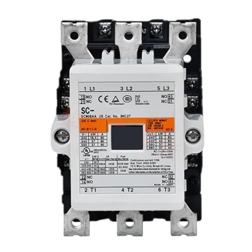 ZXTIIEUF Dreipoliger elektromagnetischer Wechselstromschütz SC-N5 AC220V AC110V AC380V(AC110V) von ZXTIIEUF