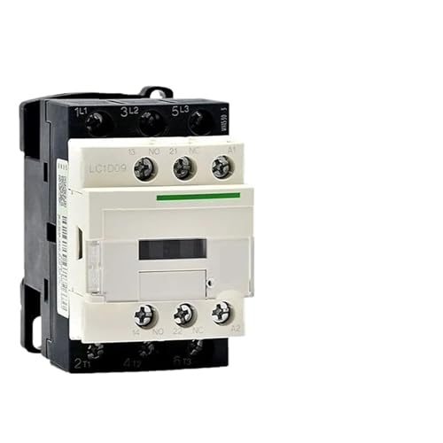 ZXTIIEUF Schütz 220 V AC Dreipoliges Schütz 3P LC1D09 LC1D12 LC1D18 BC7 F7C M7C Spulenspannung 24 V 110 V 220 V 380 V 1 Stück(LC1D09F7C 9A 110V) von ZXTIIEUF