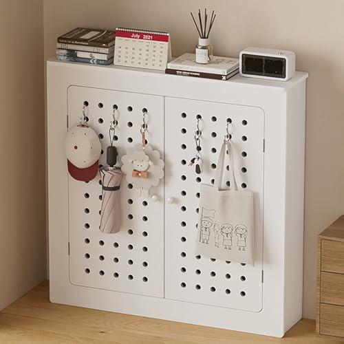 Moderne Heizkörperabdeckung mit Doppeltüren und Aufbewahrungsplattform, Dekoratives Heizkörperregal zur Rohrverkleidung für Wohnzimmer, Schlafzimmer und Zuhause(70 * 70 * 25cm/27.5/27.5 * 9.8in) von ZXTRYBHD