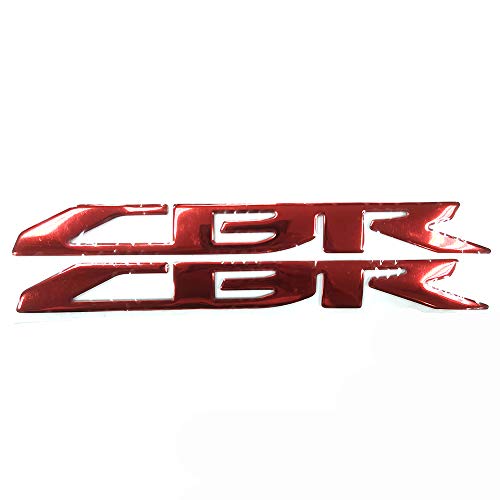Red 3D Logo Emblem Aufkleber Polish Gloss Raise Up kompatibel mit Honda CBR 600 250 300 1000 1100 RR Fireblade von ZXXM