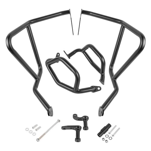 ZXZFDC Motorrad Motorschutz Stoßstange Crash für NX400 NX500 2024, Motorrad Motor Schutz Autobahn Crash Bar Rahmen Schutz Sturzschutz Sturzbugel,C von ZXZFDC