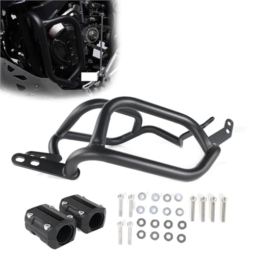 ZXZFDC Motorrad Motorschutz Stoßstange Crash für Y&amaha Tenere 700 2019 2020 2021 2022 2023 2024, Motorrad Motor Schutz Autobahn Crash Bar Rahmen Schutz Sturzschutz Sturzbugel von ZXZFDC
