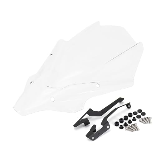 ZXZFDC Motorrad Windschutzscheibe Windschutz für MT-07 MT 07 MT07 Mt07 2021, Motorrad Windschild Spoiler, Motorrad Windabweiser Zubehör,B von ZXZFDC