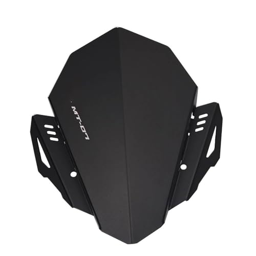 ZXZFDC Motorrad Windschutzscheibe Windschutz für MT07 FZ07 MT 07 FZ 07 2018 2019 2020, Motorrad Windschild Spoiler, Motorrad Windabweiser Zubehör von ZXZFDC
