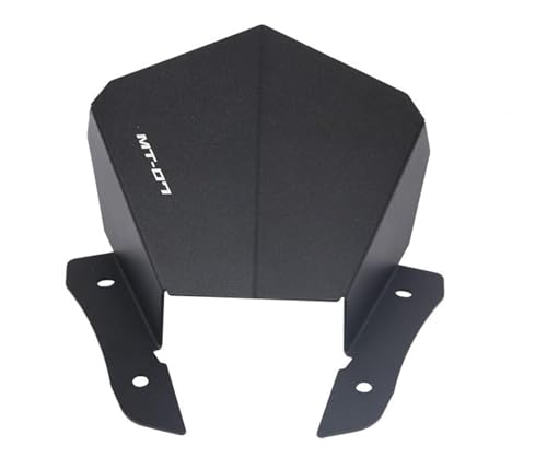 ZXZFDC Motorrad Windschutzscheibe Windschutz für MT07 FZ07 MT FZ 07 2018 2019 2020 2013-2017, Motorrad Windschild Spoiler, Motorrad Windabweiser Zubehör,A von ZXZFDC
