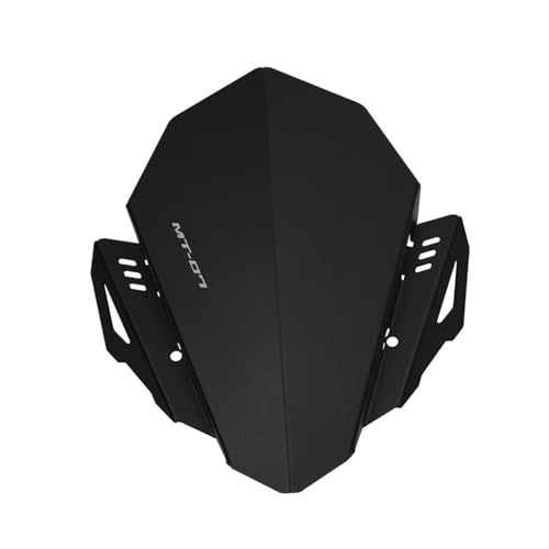 ZXZFDC Motorrad Windschutzscheibe Windschutz für MT07 FZ07 MT FZ 07 2018 2019 2020 2013-2017, Motorrad Windschild Spoiler, Motorrad Windabweiser Zubehör,B von ZXZFDC