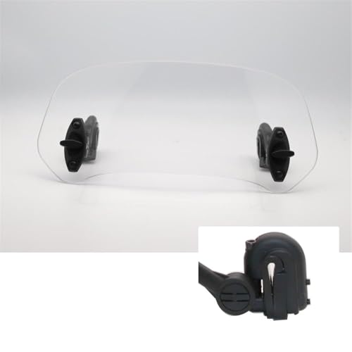 ZXZFDC Motorrad Windschutzscheibe Windschutz für R1200GS XADV Tmax Scooter, Motorrad Windschild Spoiler, Motorrad Windabweiser Zubehör,A von ZXZFDC