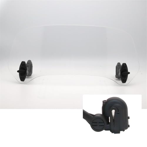 ZXZFDC Motorrad Windschutzscheibe Windschutz für R1200GS XADV Tmax Scooter, Motorrad Windschild Spoiler, Motorrad Windabweiser Zubehör,C von ZXZFDC