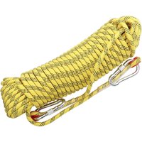 Eosnow 30 m Outdoor-Kletter-Fluchtseil, 10 mm Durchmesser, Sicherheits-berlebensschnur (gelb) von ZY