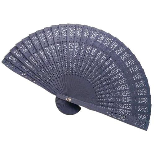 FäCher 20/50 Pcs Hochzeit Hand Duftenden Party Geschnitzte Falten Holz Vintage Hohl Antike Fan FüR Geburtstagsgeschenke(Color06,30 Pcs) von ZYAGH