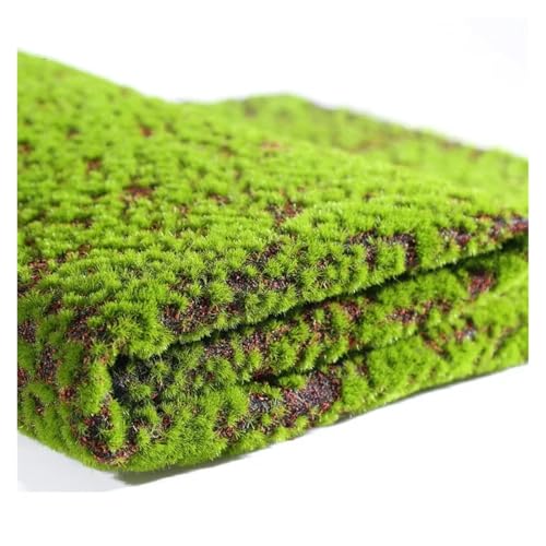 Gazon Artificiel DIY Künstlicher Moosrasen Mikrolandschaft Nylon Kunstrasen Teppich Wand Grünpflanzen Hochzeit Mini Garten Öko Flasche Dekor Gras Rasen Pour Artificiel(100x100cm) von ZYAGH