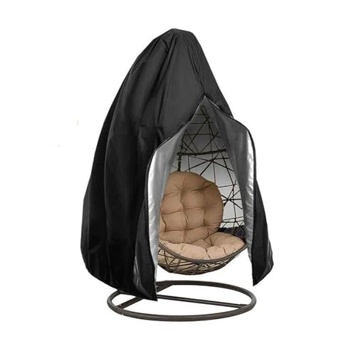 HäNgesessel Abdeckung Patio Egg Chair Cover Mit Reißverschluss, Hängende Eierstuhlbezüge For Den Außenbereich, UV-beständig, Wicker Basket FüR HäNgesessel von ZYAGH